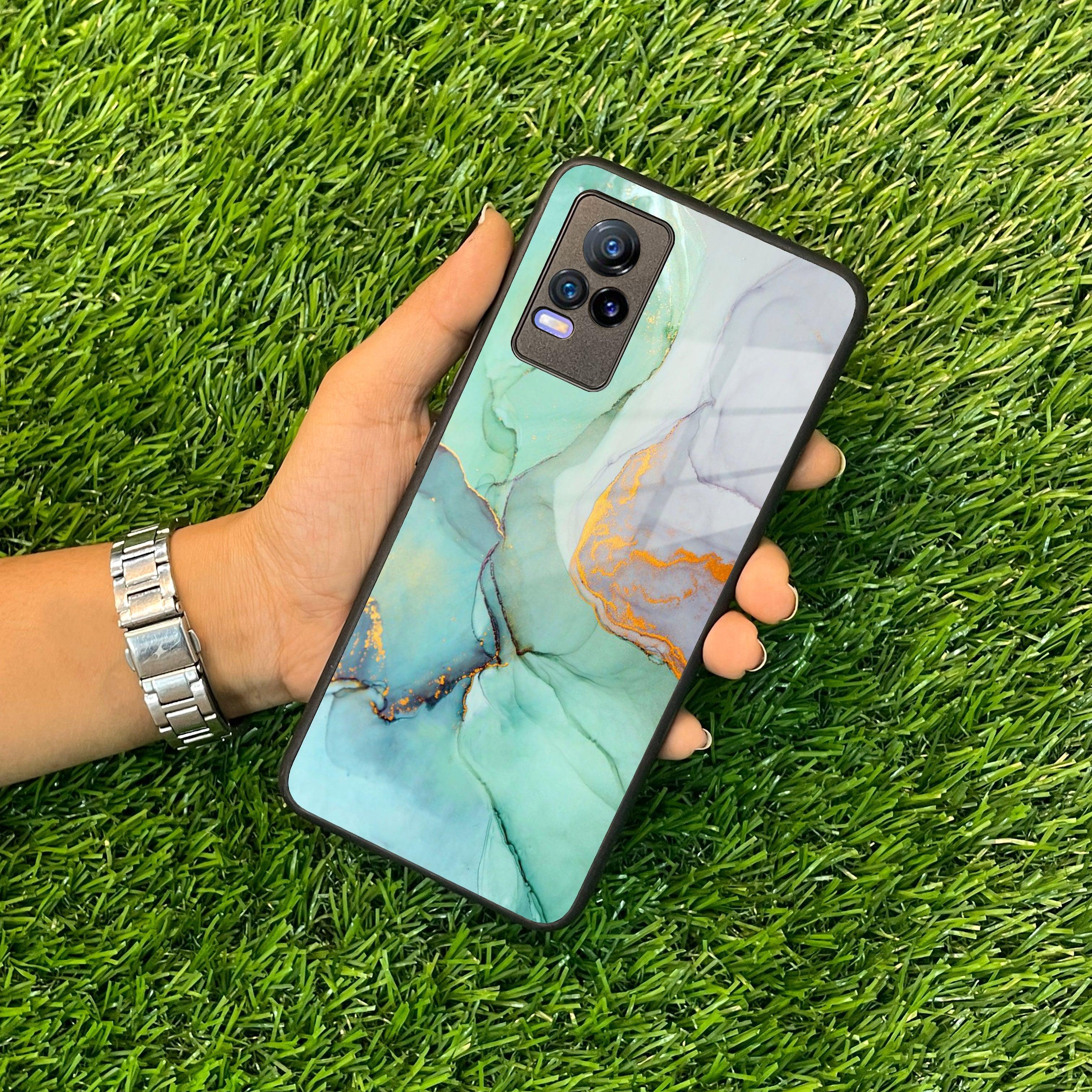 Marble Glass Finish Phone Case And Cover For Vivo - ShopOnCliQ