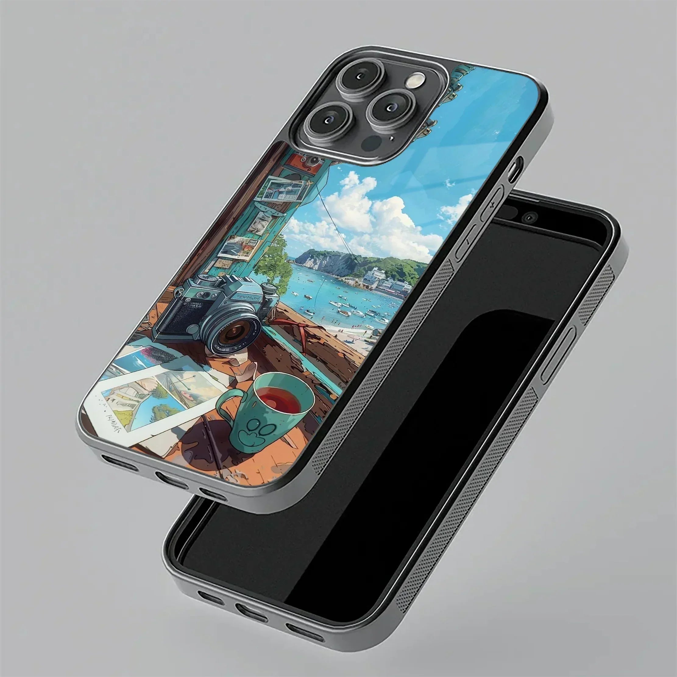 Memoirs in Color Glass Case Cover For Vivo - ShopOnCliQ