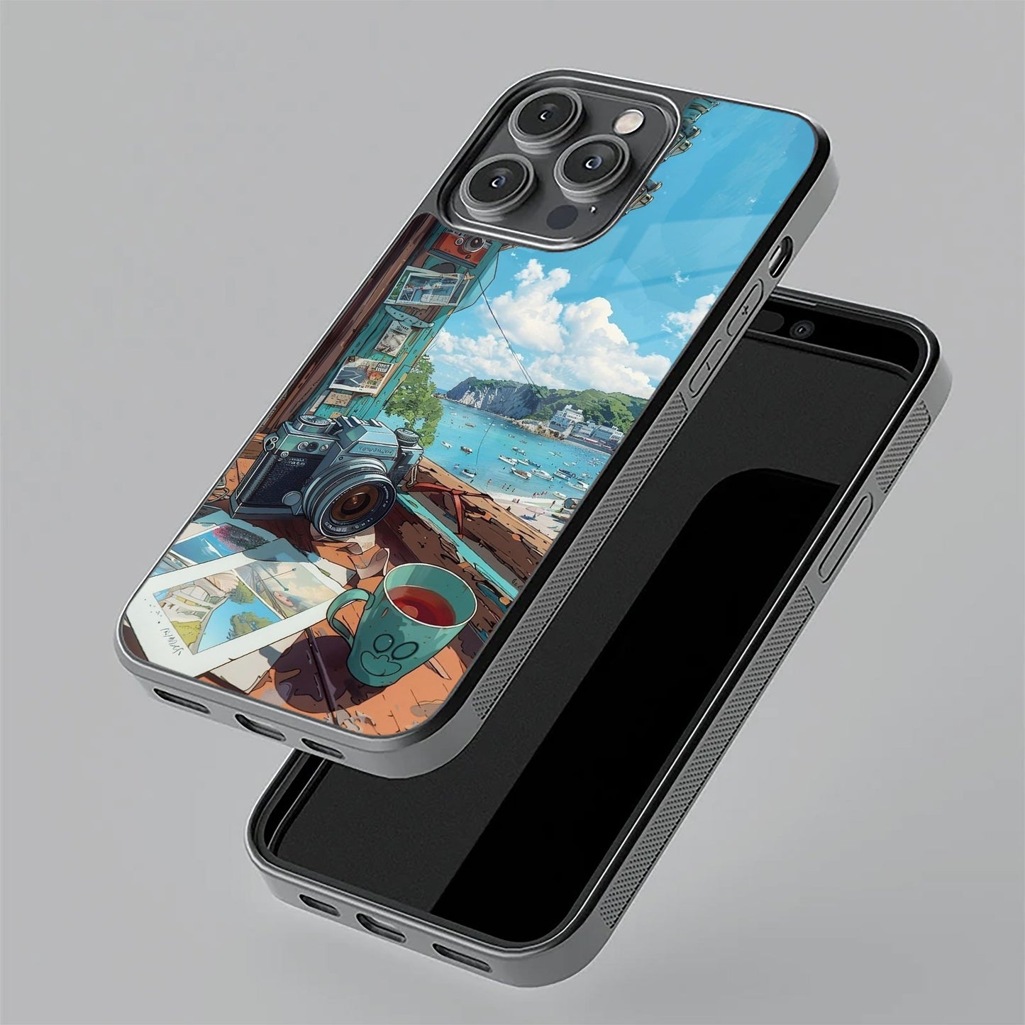 Memoirs in Color Glass Case Cover For iQOO