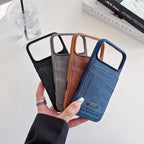 ROBO BEAR Metro Matte Leather Phone Case