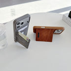 ROBO BEAR Metro Matte Leather Phone Case