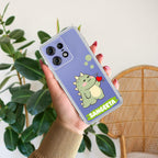 Mini Dino Customize Anti Yellow Case For Motorola Edge 50 Pro