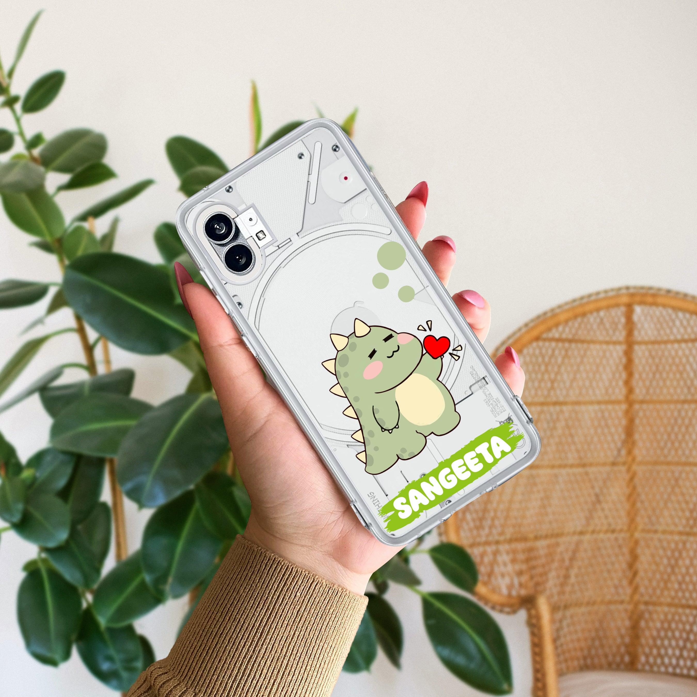 Mini Dino Customize Transparent Silicon Case For Nothing - ShopOnCliQ