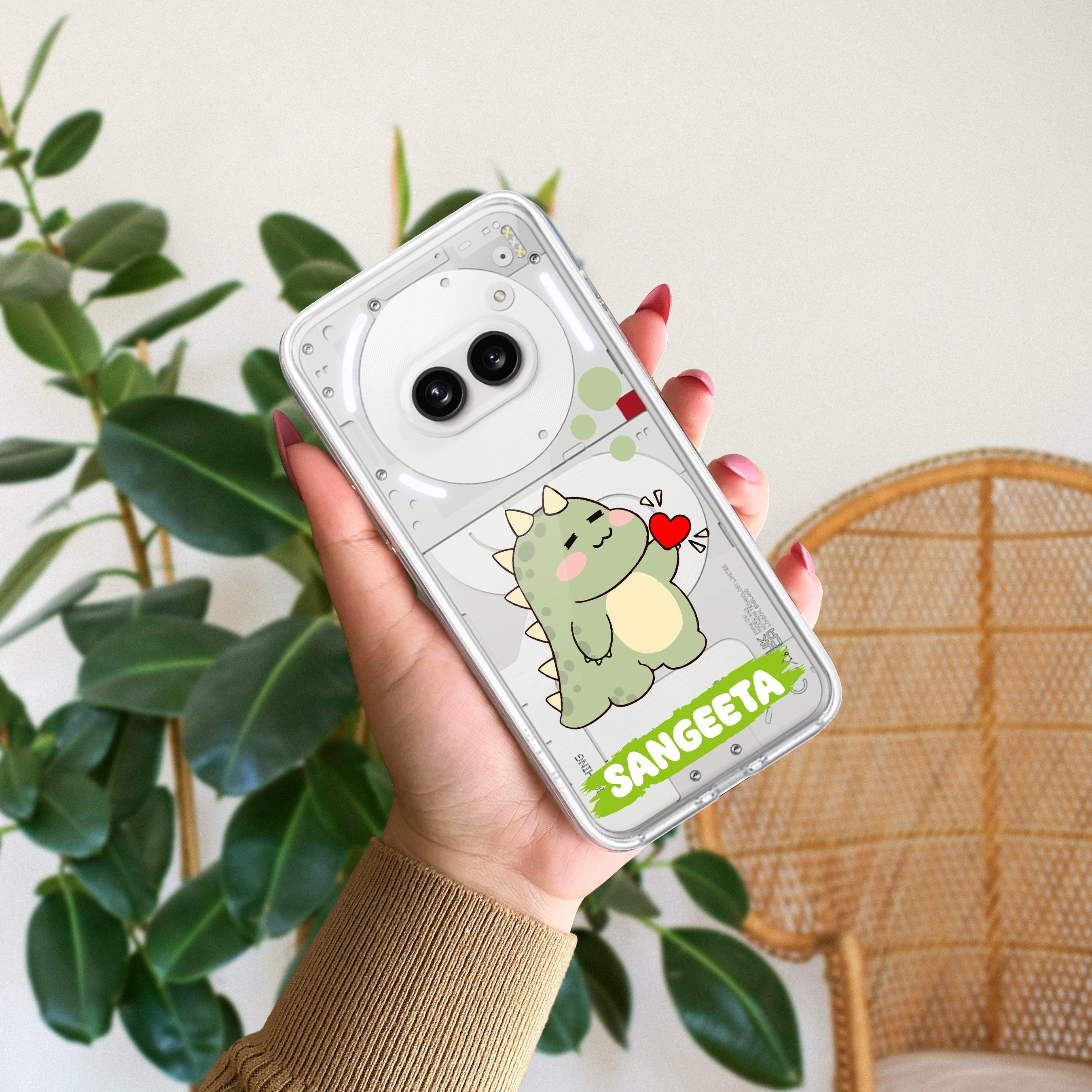 Mini Dino Customize Transparent Silicon Case For Nothing - ShopOnCliQ