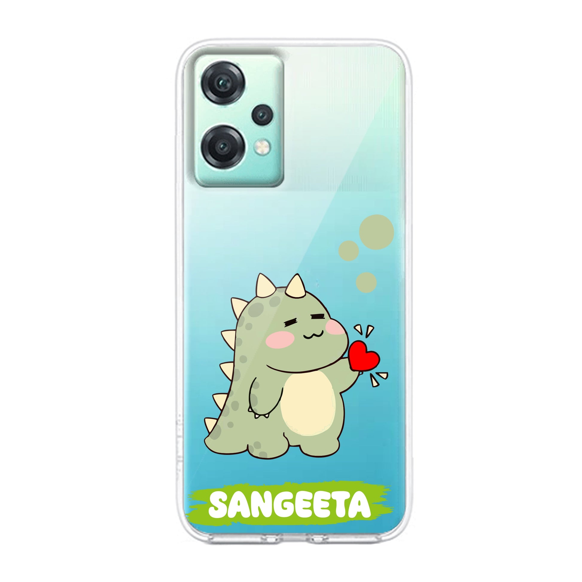 Mini Dino Customize Transparent Silicon Case For OnePlus ShopOnCliQ