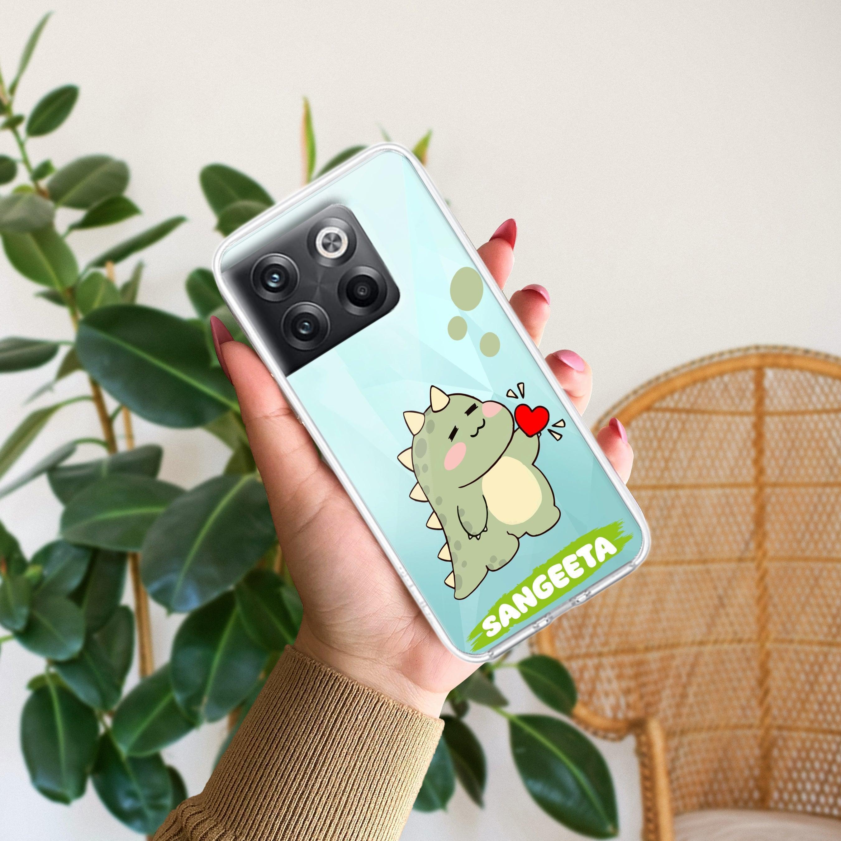 Mini Dino Customize Transparent Silicon Case For OnePlus