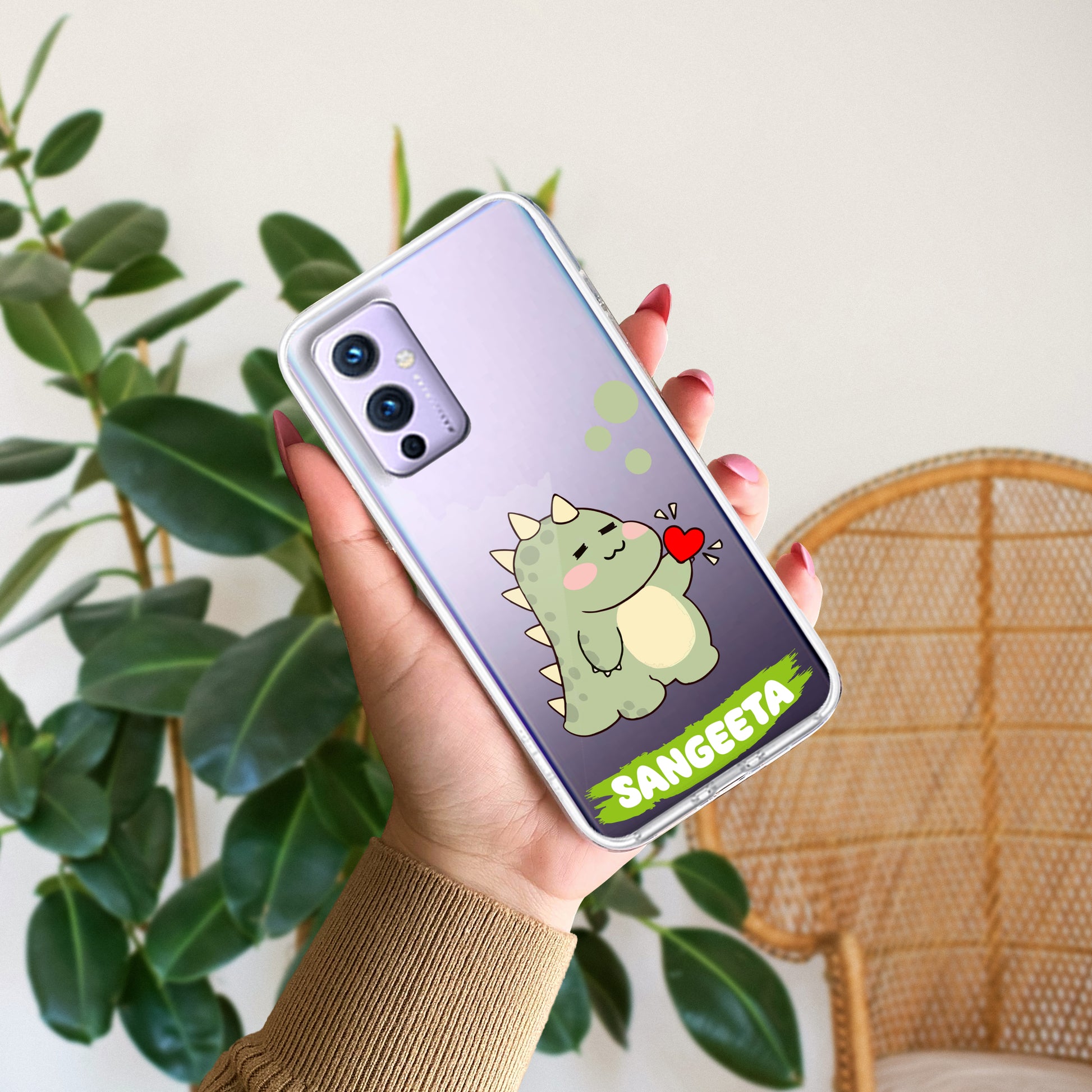 Mini Dino Customize Transparent Silicon Case For OnePlus ShopOnCliQ