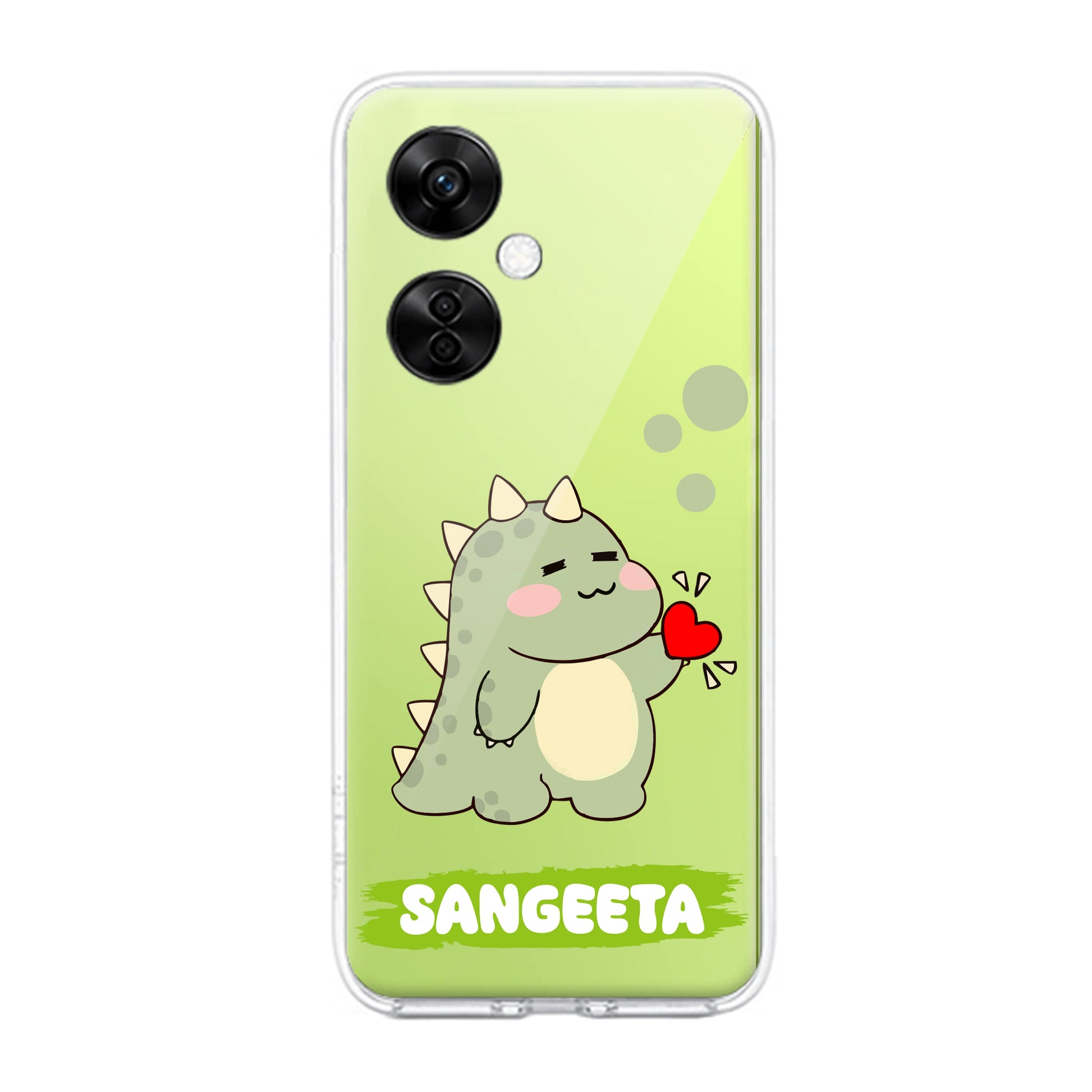 Mini Dino Customize Transparent Silicon Case For OnePlus ShopOnCliQ