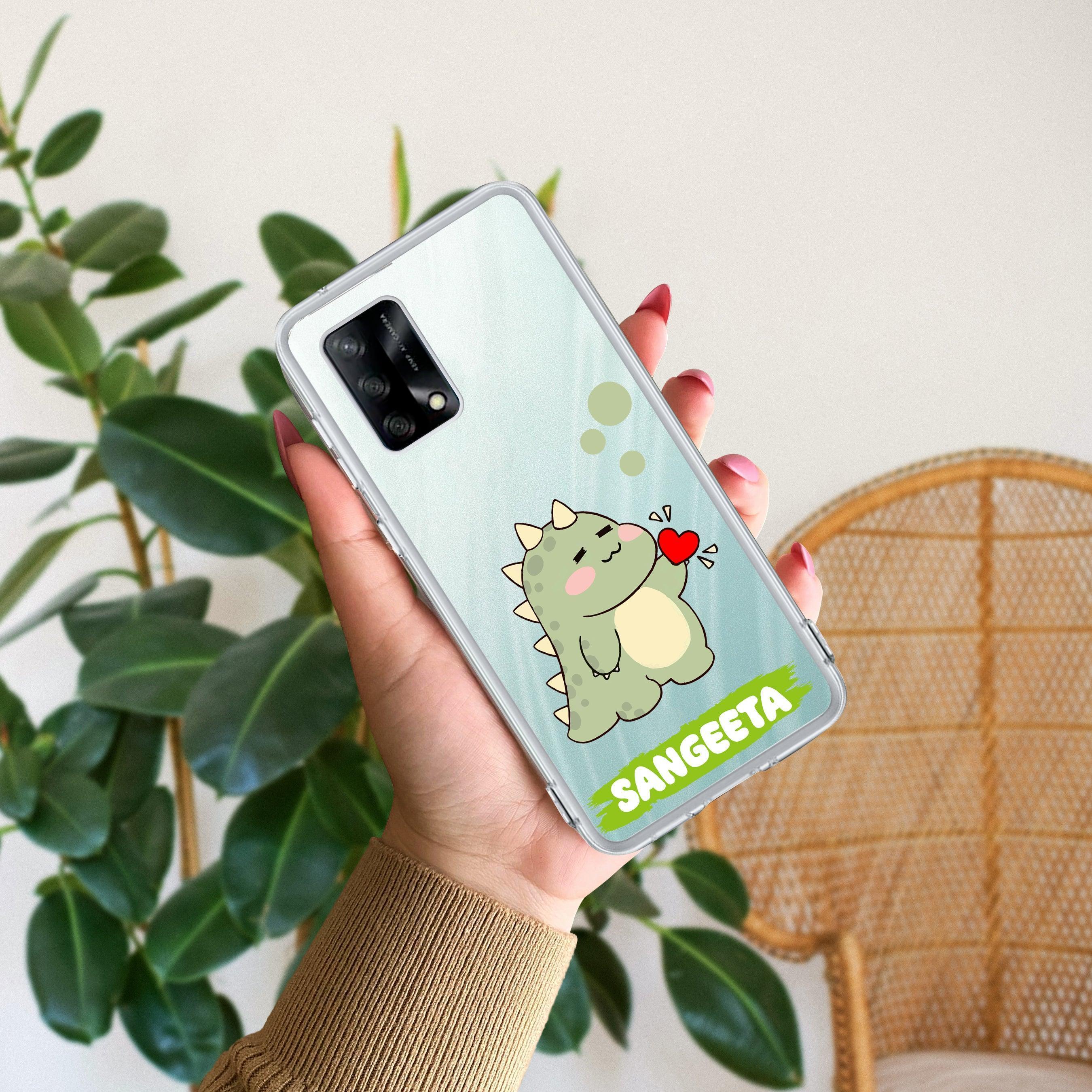 Mini Dino Customize Anti Yellow Case For Oppo F19 / Oppo F19s