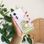 Mini Dino Customize Anti Yellow Case For Oppo F25 Pro 5G