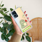 Mini Dino Customize Anti Yellow Case For Oppo Reno 7 Pro 5G
