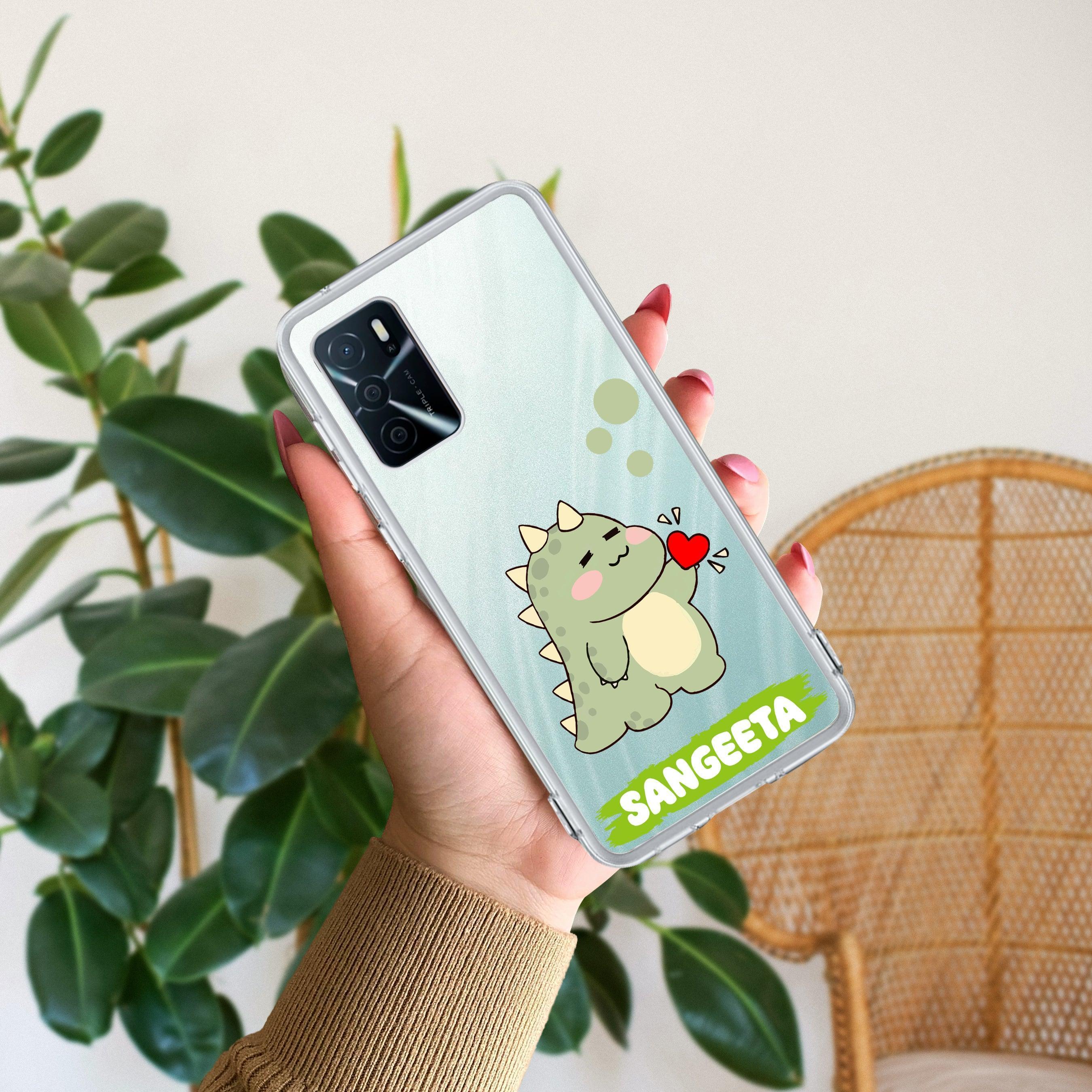 Mini Dino Customize Anti Yellow Case For Oppo A16