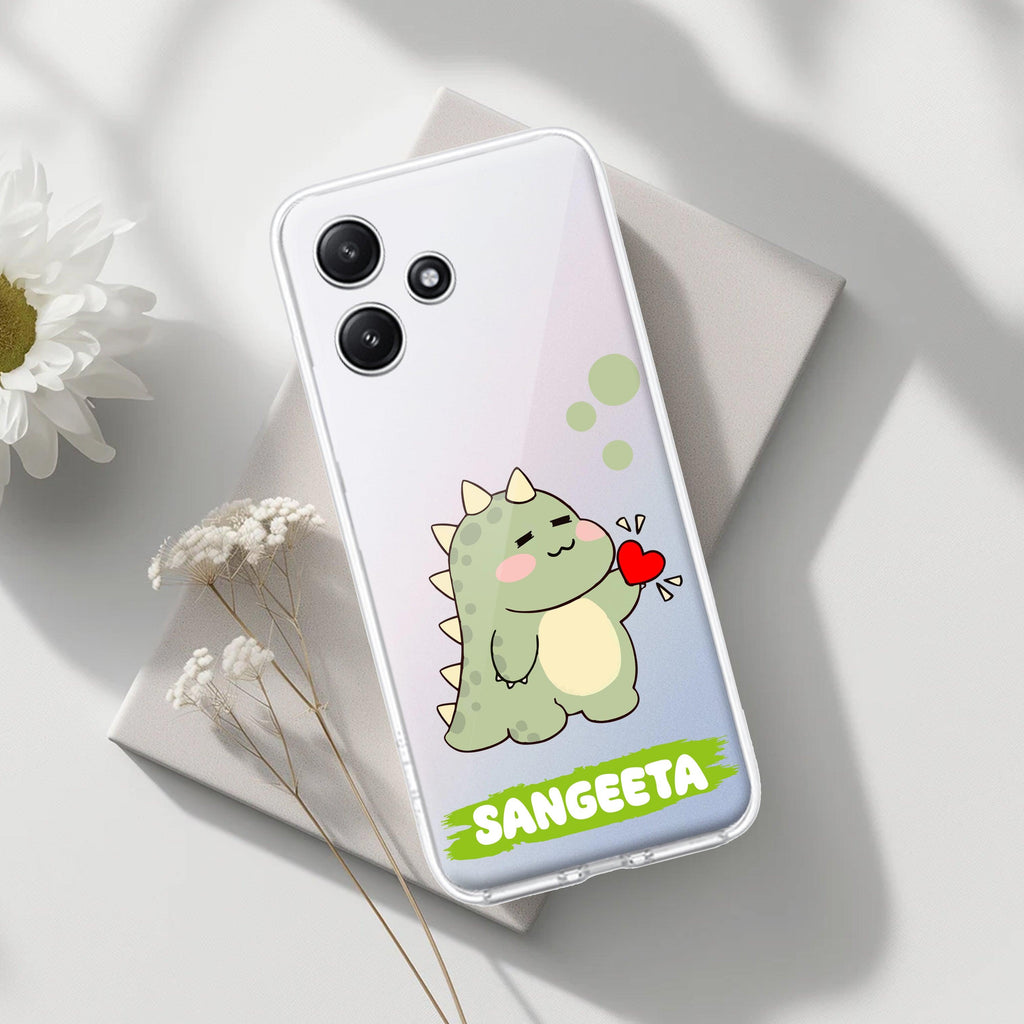 Mini Dino Customize Transparent Silicon Case For Poco - ShopOnCliQ