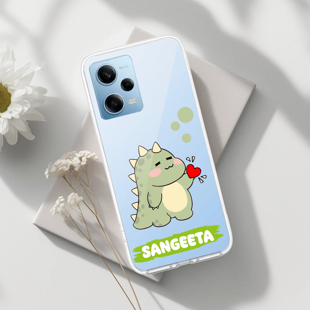Mini Dino Customize Transparent Silicon Case For Poco - ShopOnCliQ