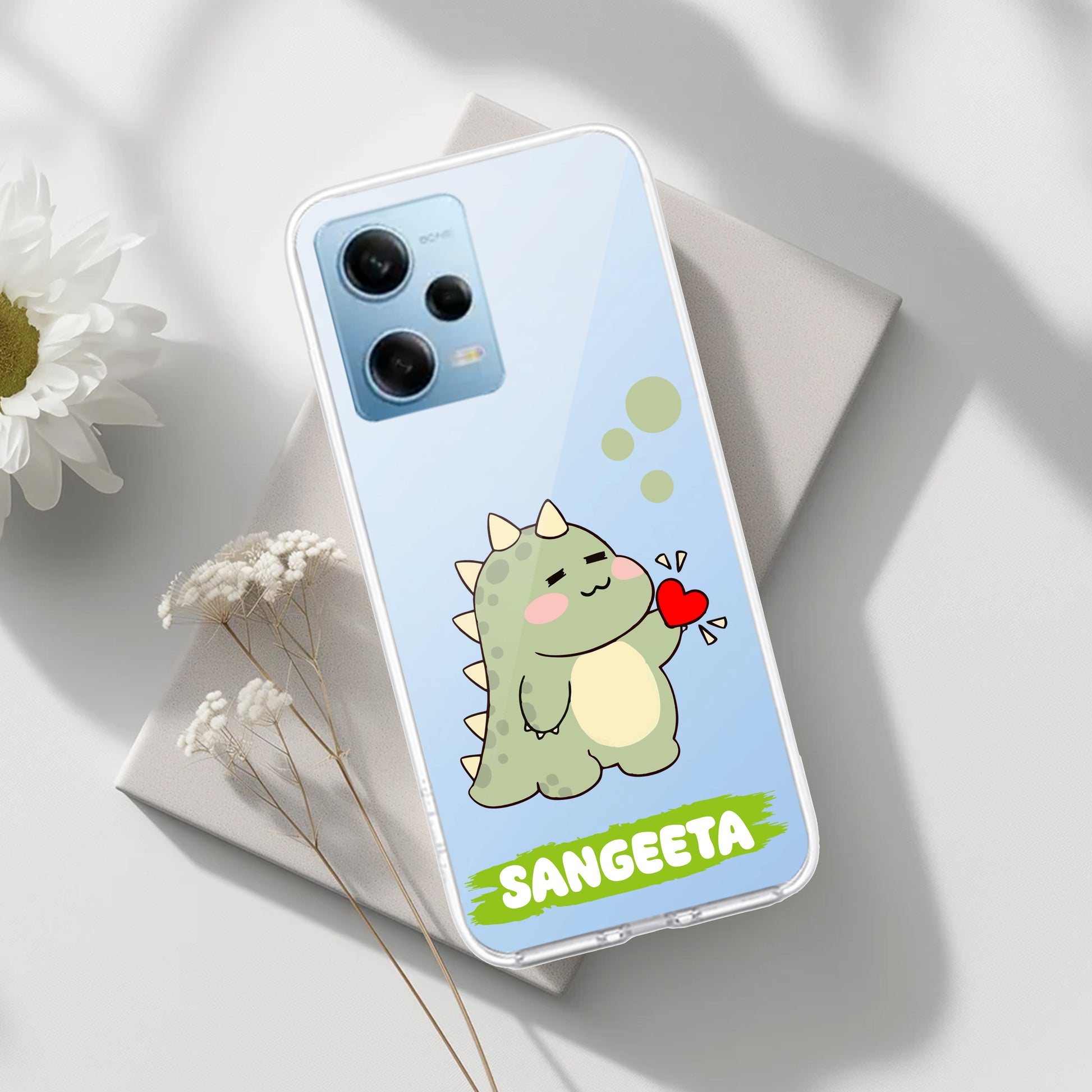 Mini Dino Customize Transparent Silicon Case For Poco ShopOnCliQ