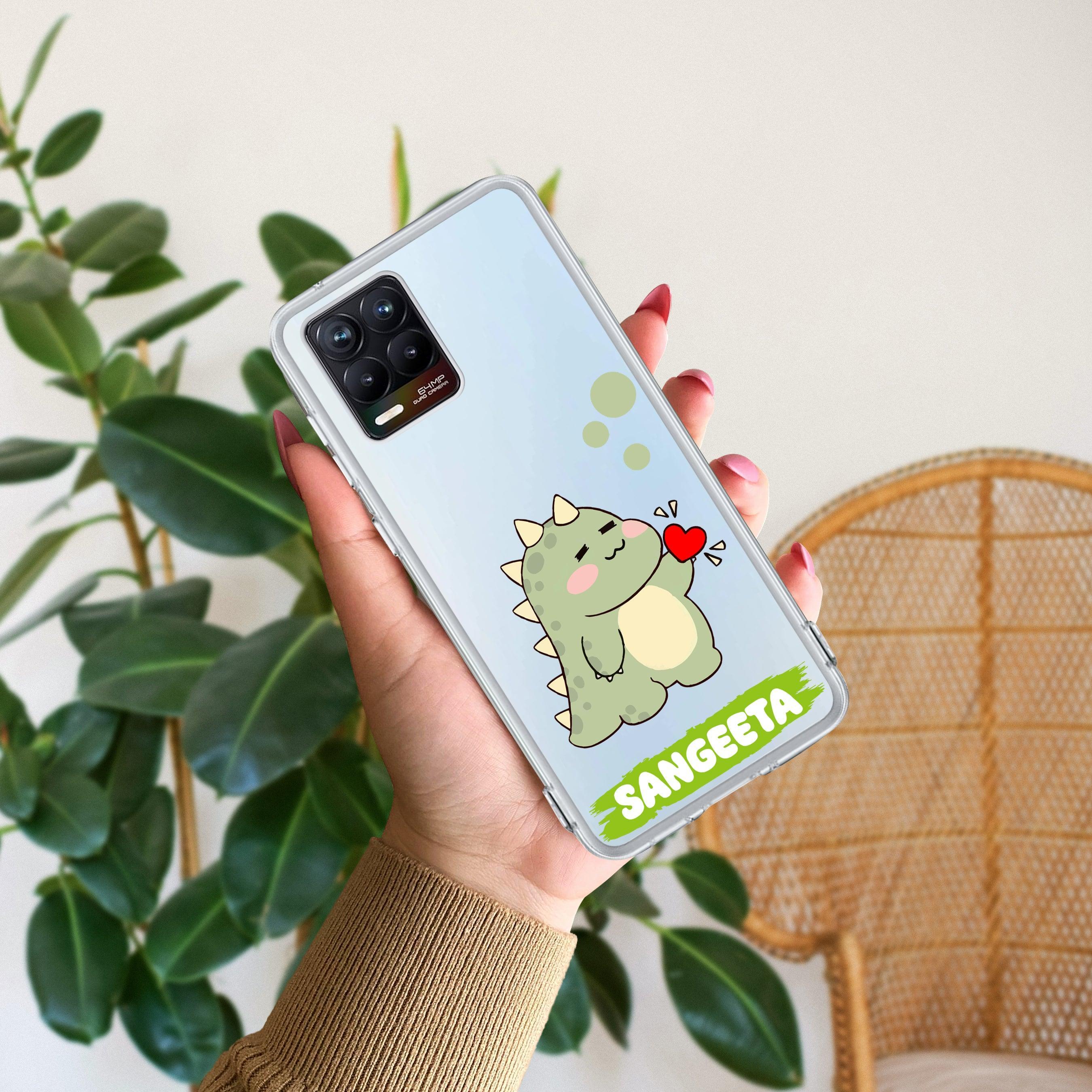 Mini Dino Customize Anti Yelllow Case For Realme 8 4G / Realme 8 Pro