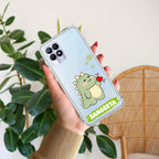 Mini Dino Customize Anti Yelllow Case For Realme 8i / Realme Narzo 50