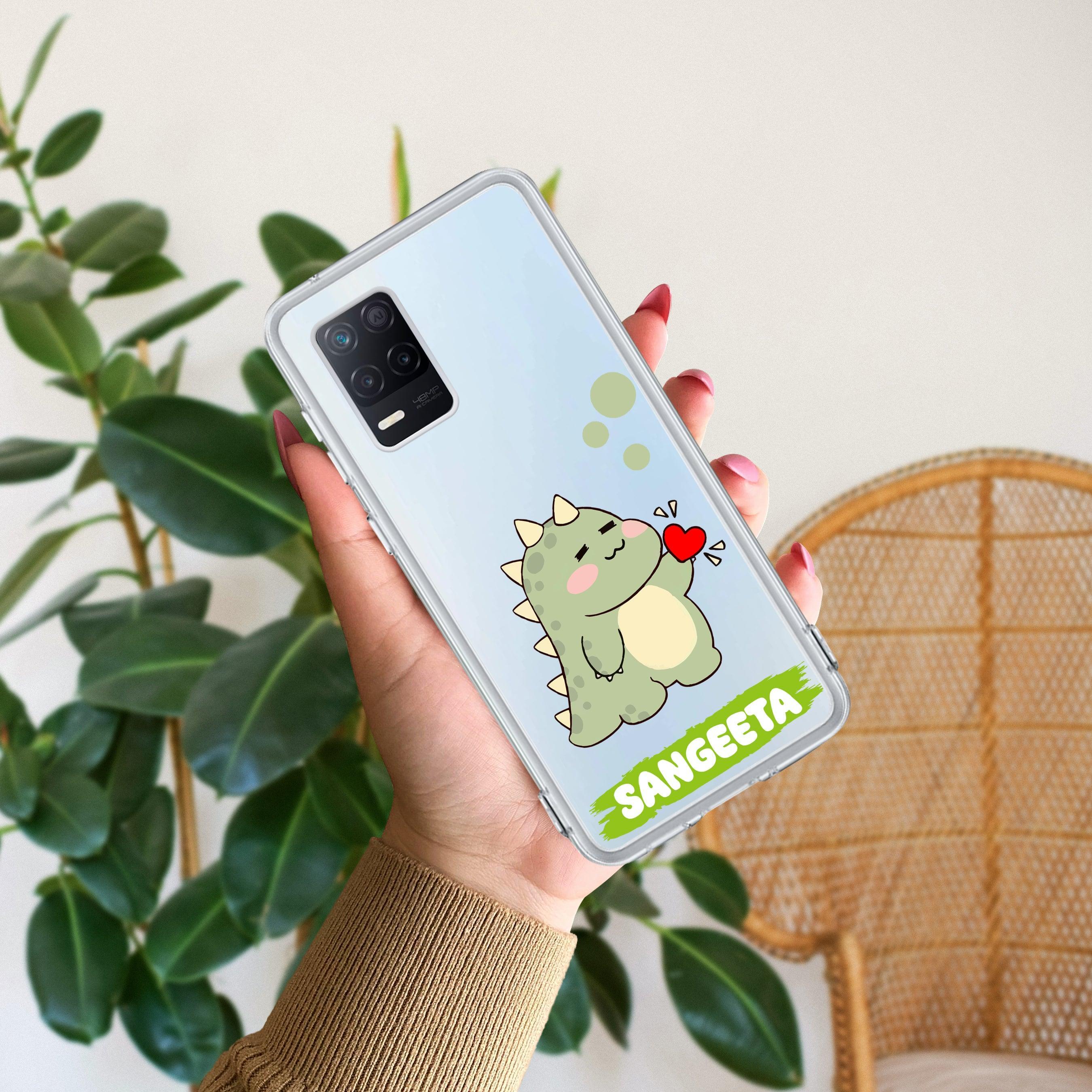 Mini Dino Customize Anti Yelllow Case For Realme 8 5G / Realme 8s 5G / Realme 9 5G / Realme Narzo 30 5G