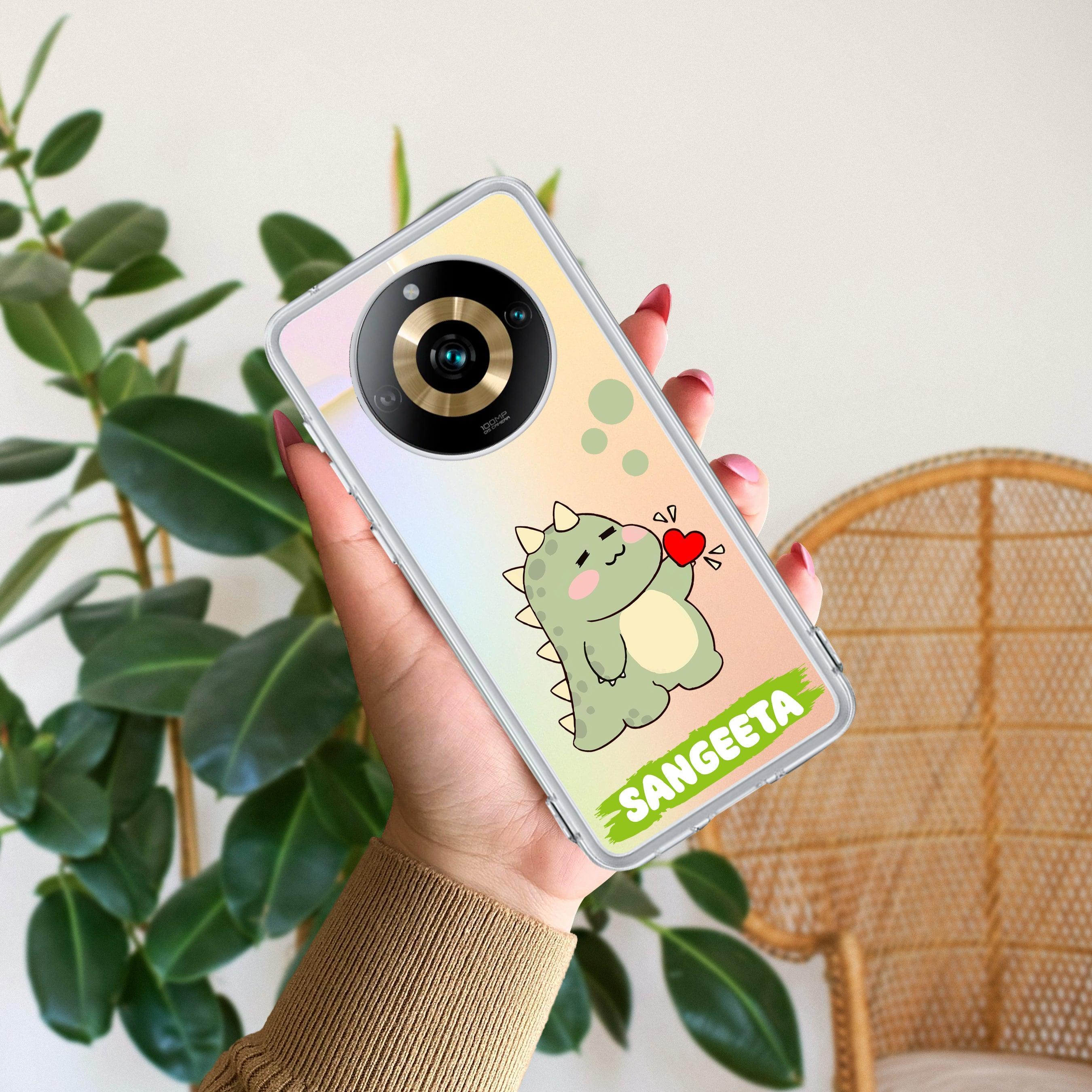 Mini Dino Customize Transparent Silicon Case For Realme C55