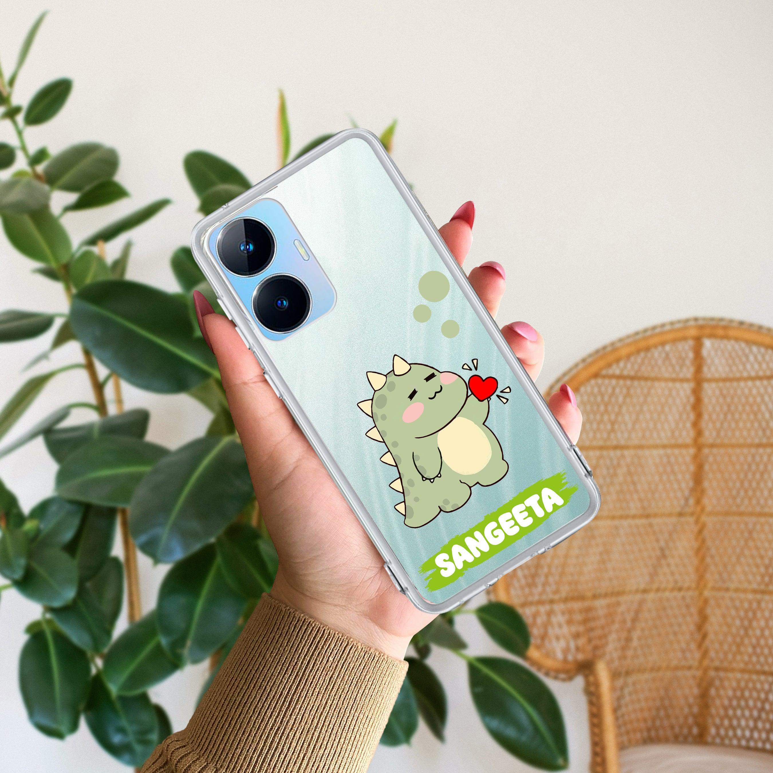 Mini Dino Customize Anti Yelllow Case For Realme C55