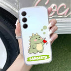 Mini Dino Customize Anti Yellow Case For Samsung Galaxy M56 5G