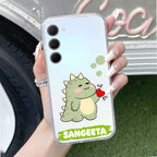 Mini Dino Customize Anti Yellow Case For Samsung Galaxy S23 Plus 5G