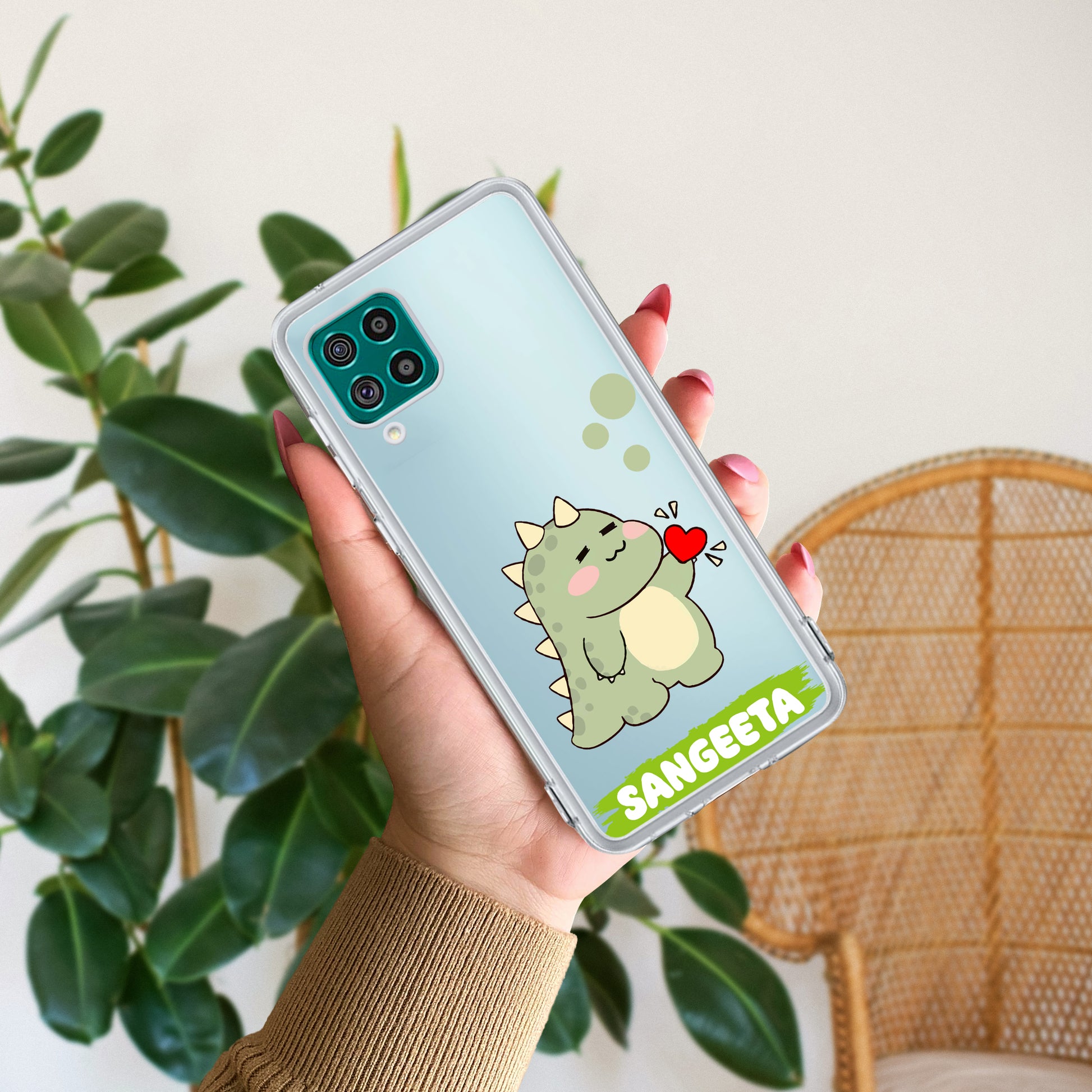 Mini Dino Customize Transparent Silicon Case For Samsung ShopOnCliQ