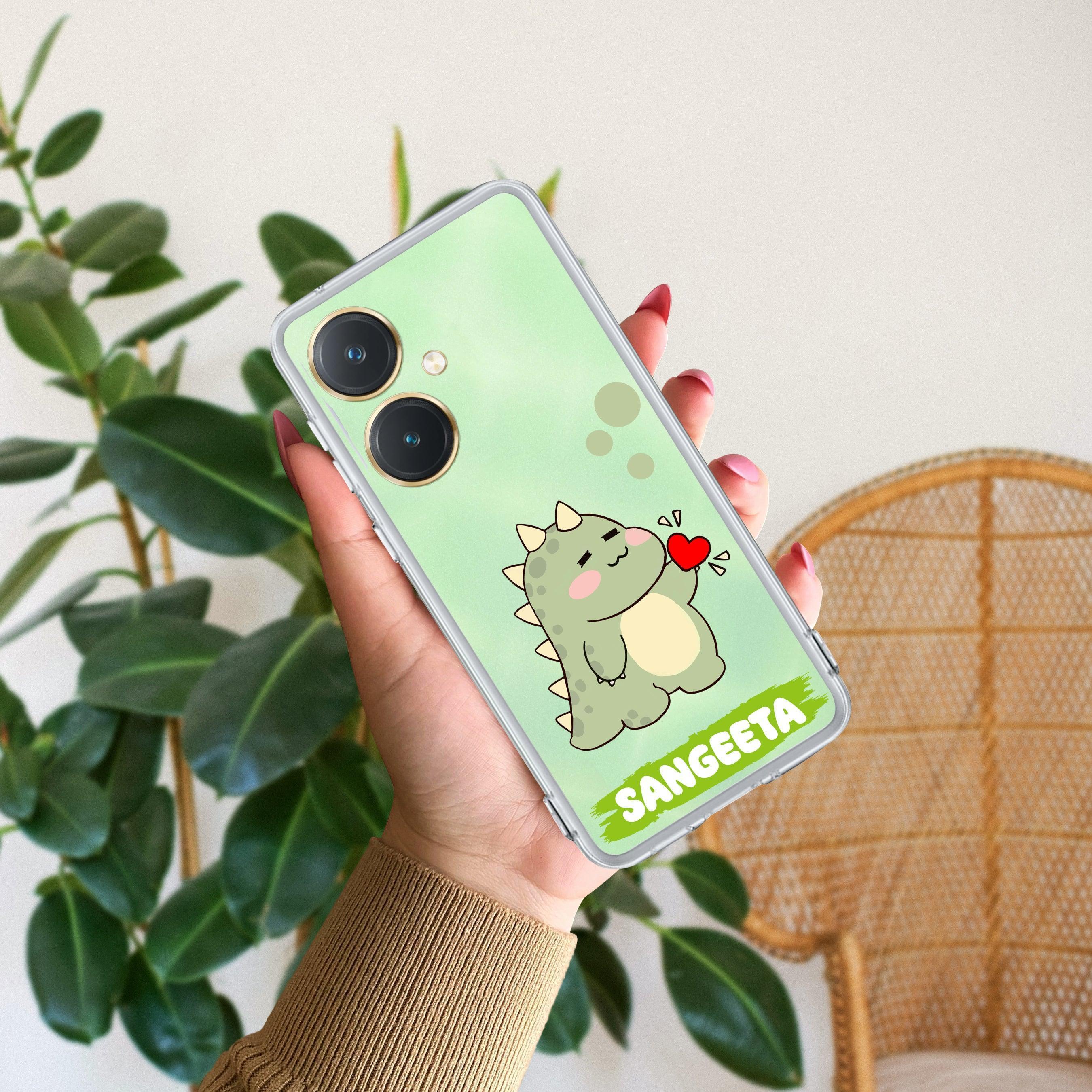 Mini Dino Customize Transparent Silicon Case For Vivo Y27 4G