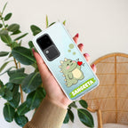 Mini Dino Customize Transparent Silicon Case For Vivo Y75 4G