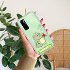 Mini Dino Customize Transparent Silicon Case For Vivo T4x 5G