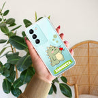 Mini Dino Customize Transparent Silicon Case For Vivo Y200 5G