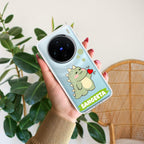 Mini Dino Customize Transparent Silicon Case For Vivo X100 5G