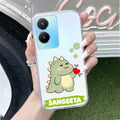Mini Dino Customize Transparent Silicon Case For Vivo Y16