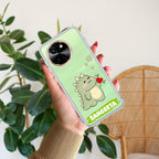 Mini Dino Customize Transparent Silicon Case For Vivo X90 Pro Plus 5G