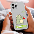 Mini Dino  Customize Transparent Silicon Case For iPhone 11 Pro