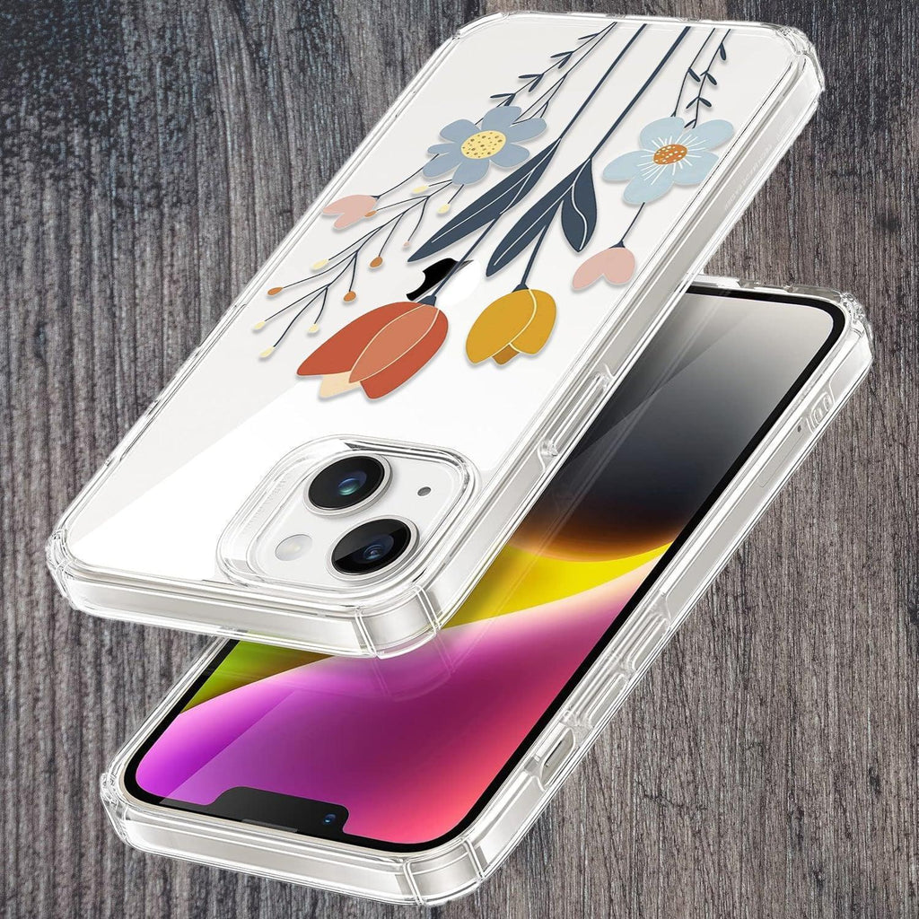 Minimal Flora Transparent Silicon Case For iPhone - ShopOnCliQ