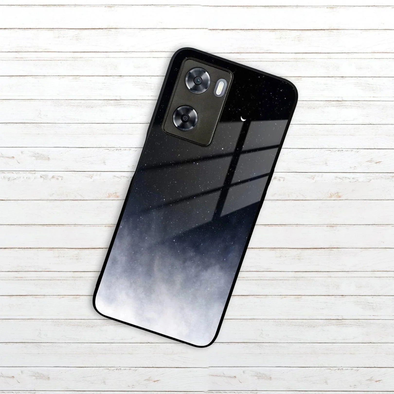 Moon Galaxy Glass Phone Case For Oppo - ShopOnCliQ