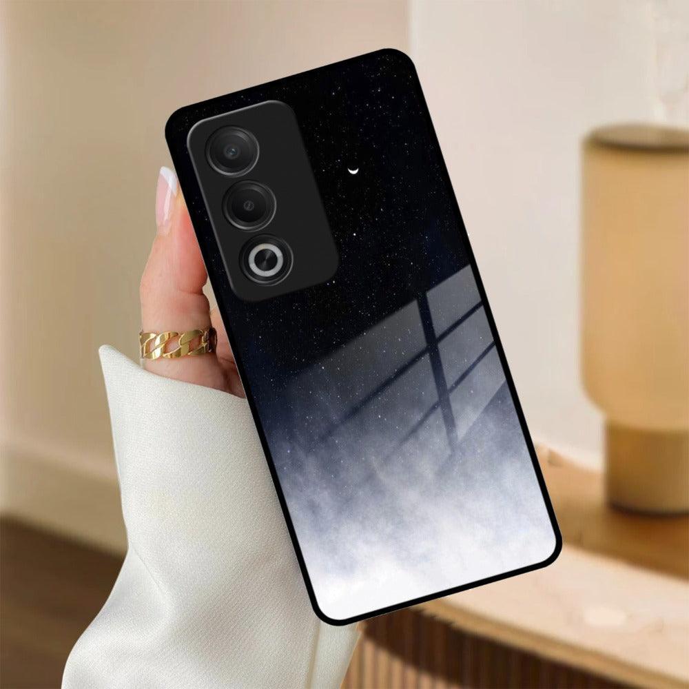 Moon Galaxy Glass Phone Case For Oppo