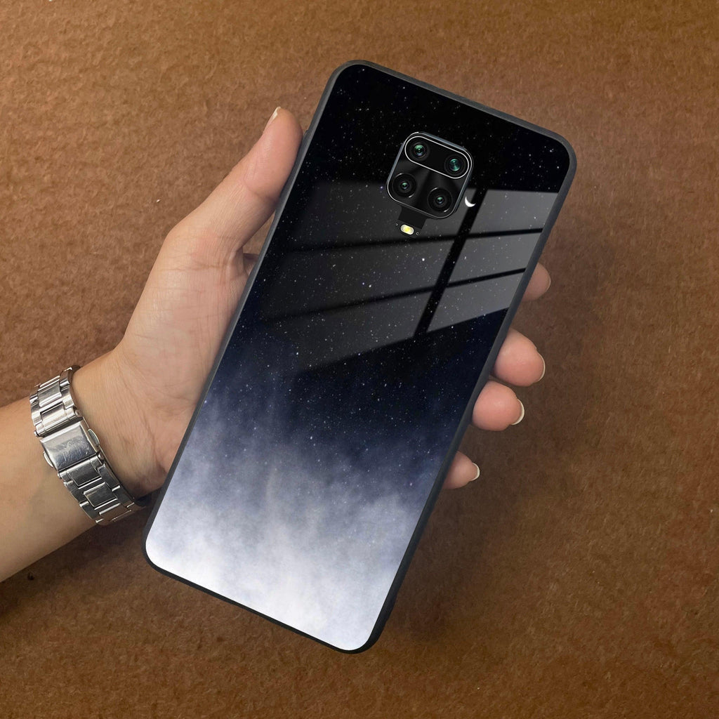 Moon Galaxy Glass Phone Case For Poco - ShopOnCliQ