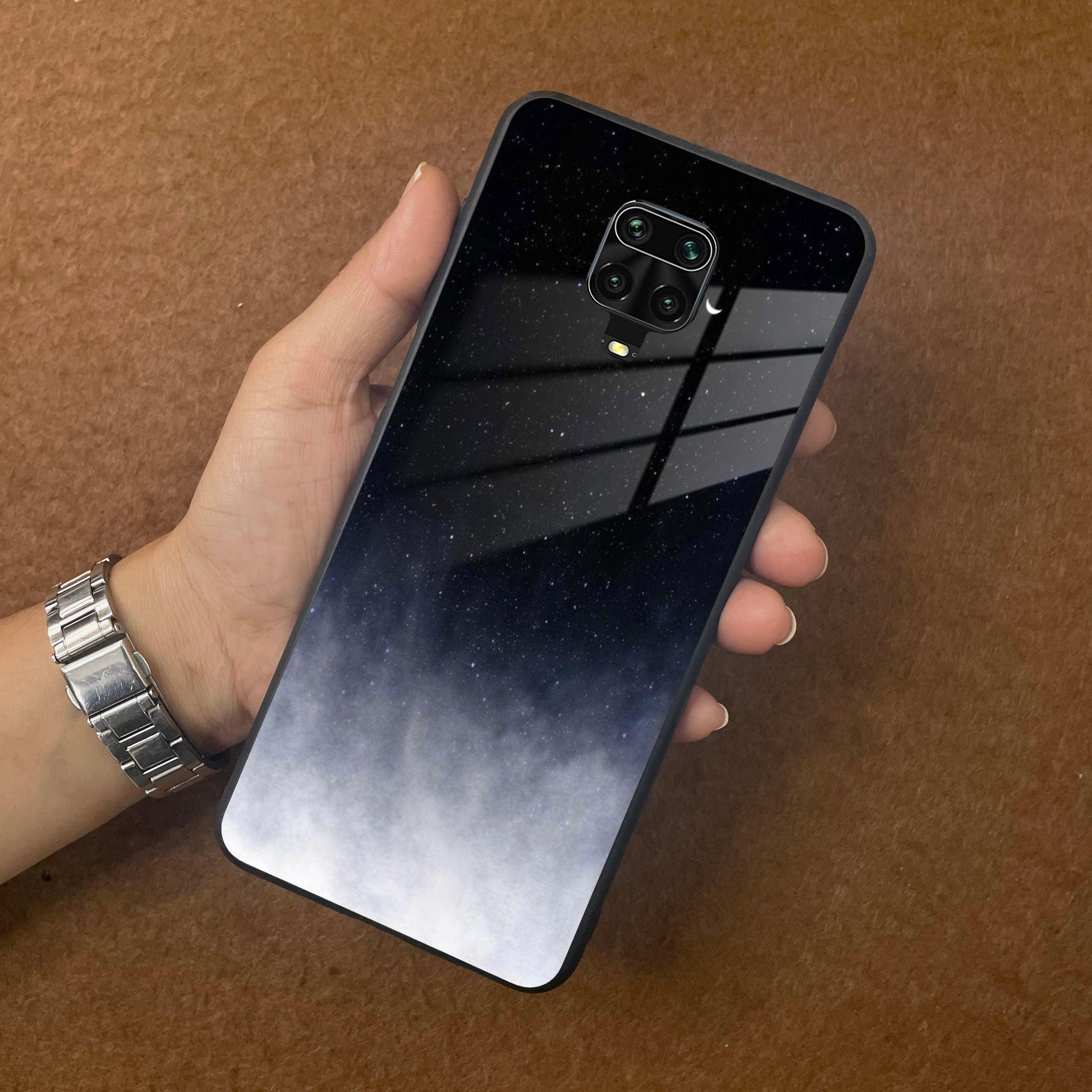 Moon Galaxy Glass Phone Case For Poco - ShopOnCliQ