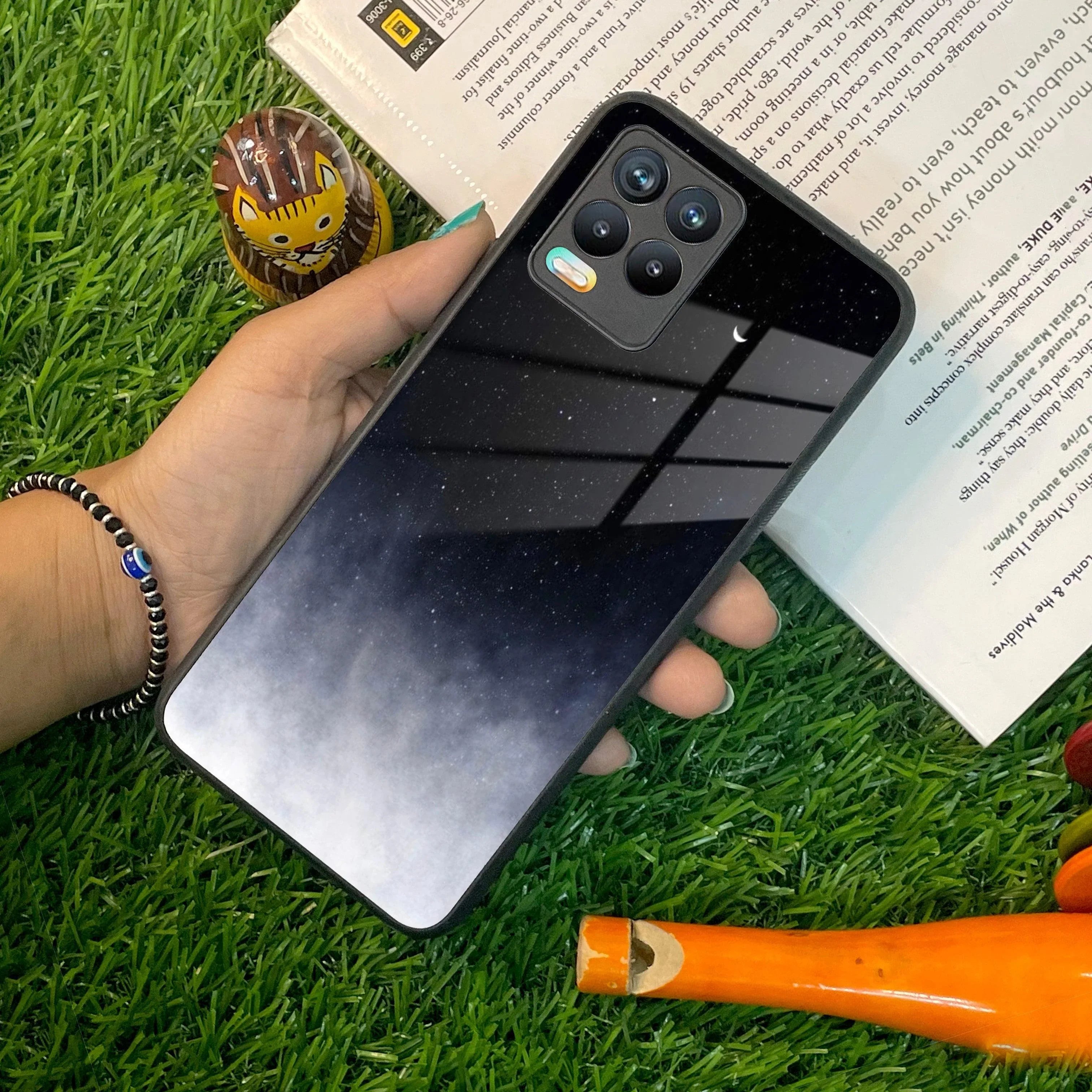 Moon Galaxy Glass Phone Case For Realme/Narzo - ShopOnCliQ