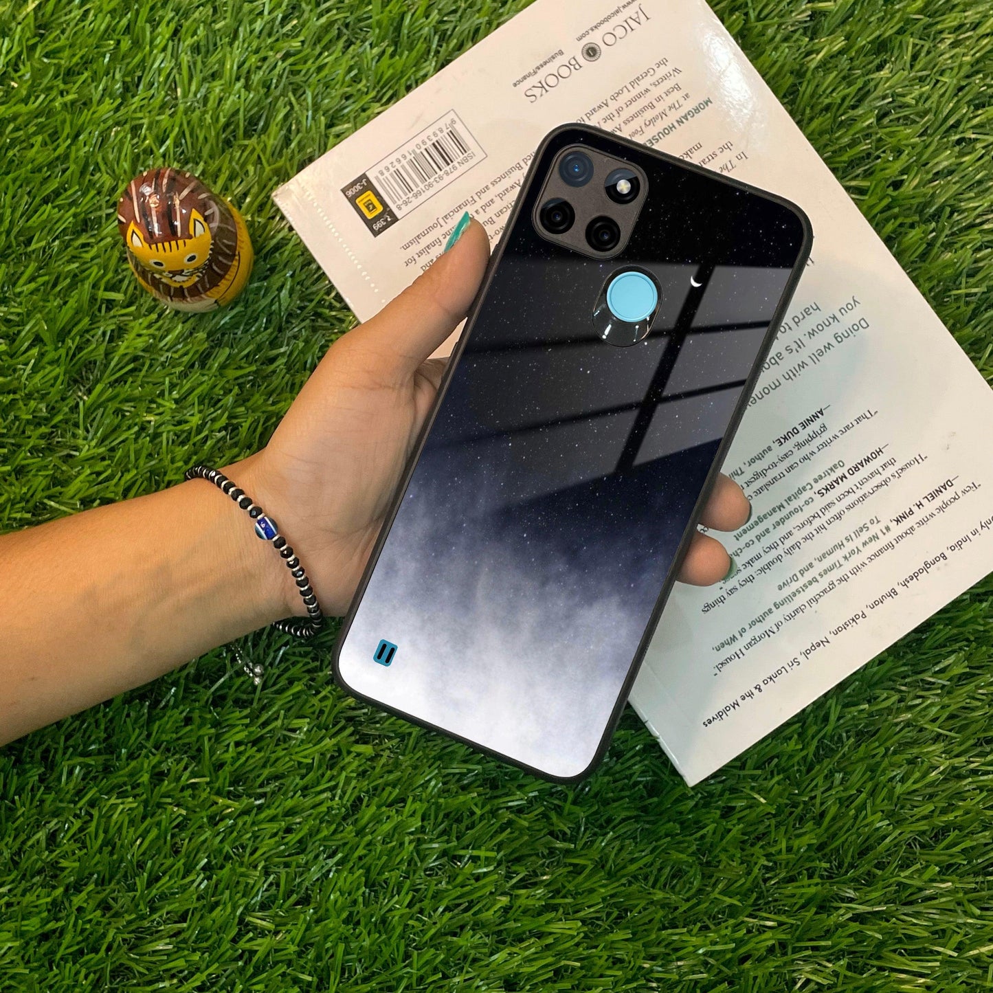 Moon Galaxy Glass Phone Case For Realme/Narzo