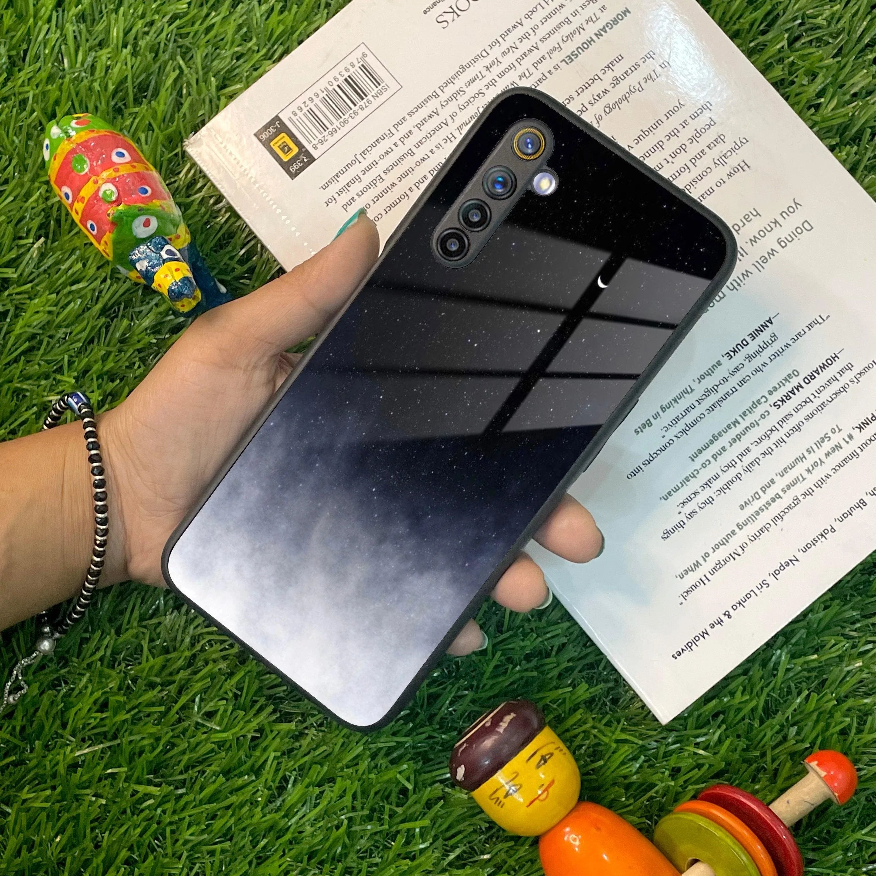 Moon Galaxy Glass Phone Case For Realme/Narzo - ShopOnCliQ