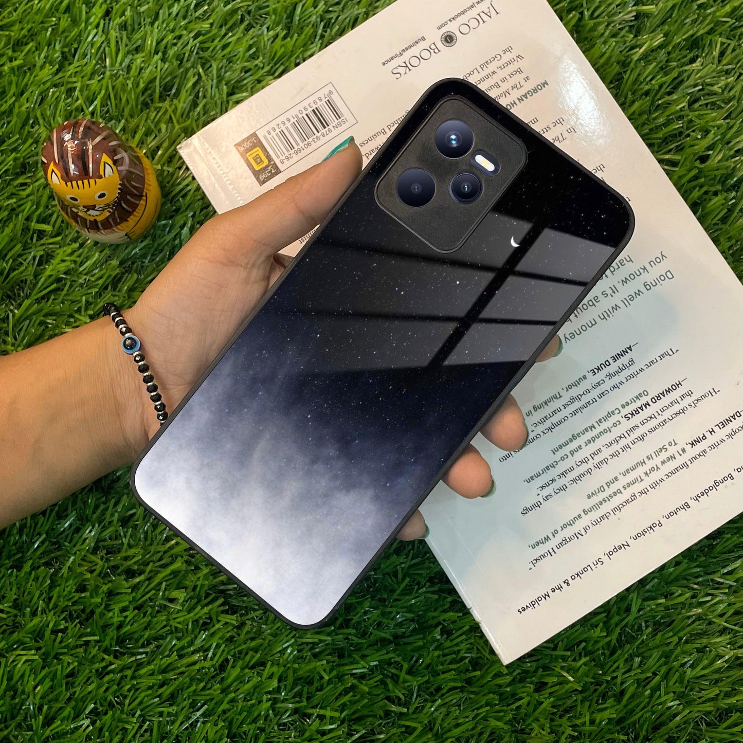 Moon Galaxy Glass Phone Case For Realme/Narzo