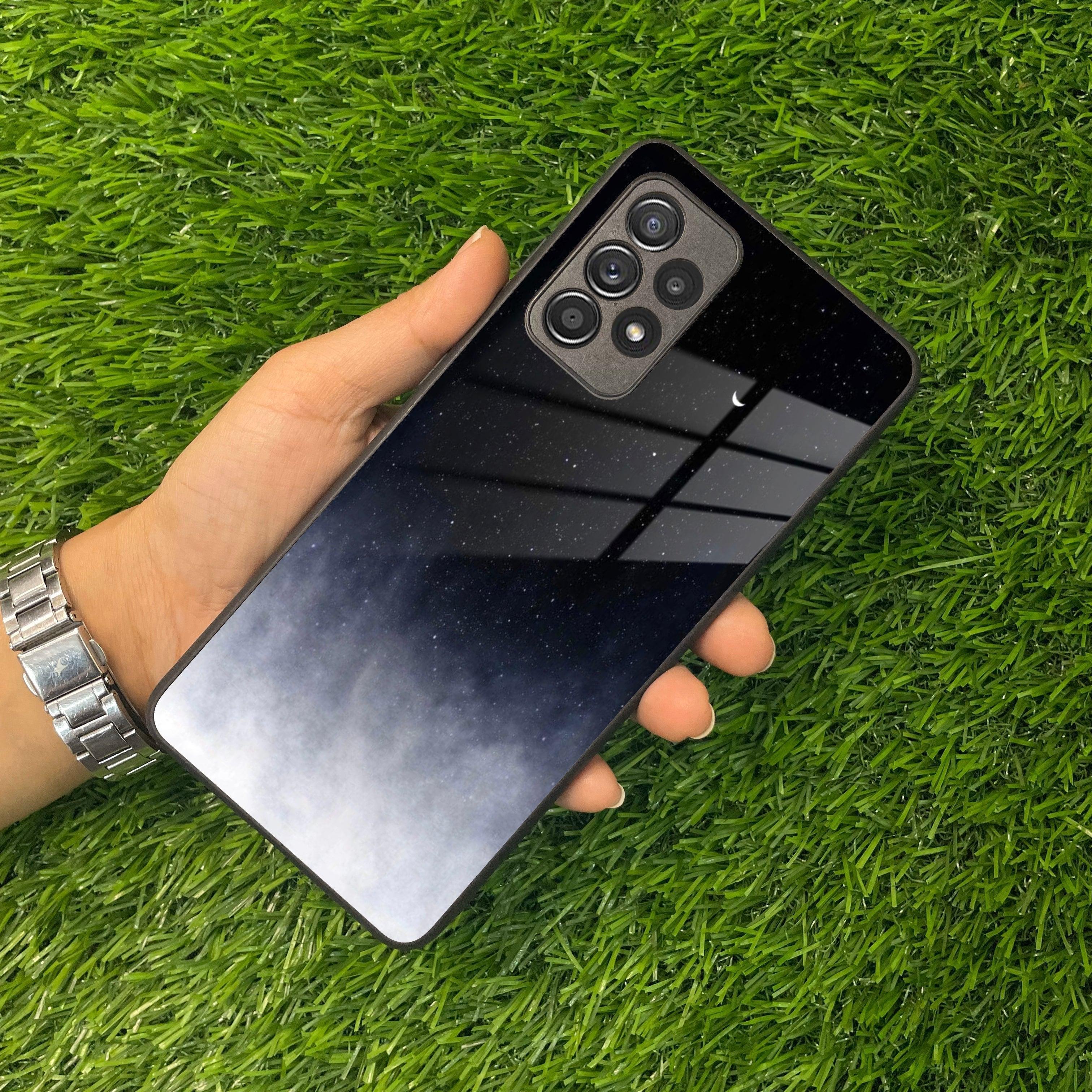 Moon Galaxy Glass Phone Case For Samsung - ShopOnCliQ