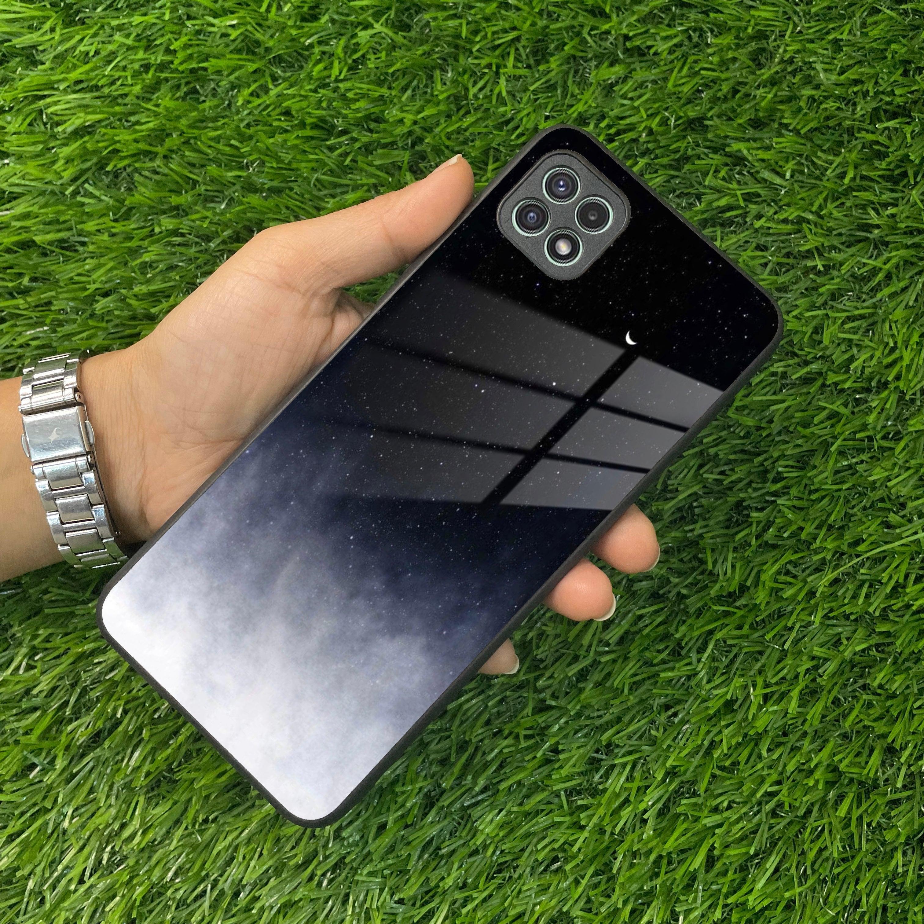 Moon Galaxy Glass Phone Case For Samsung - ShopOnCliQ