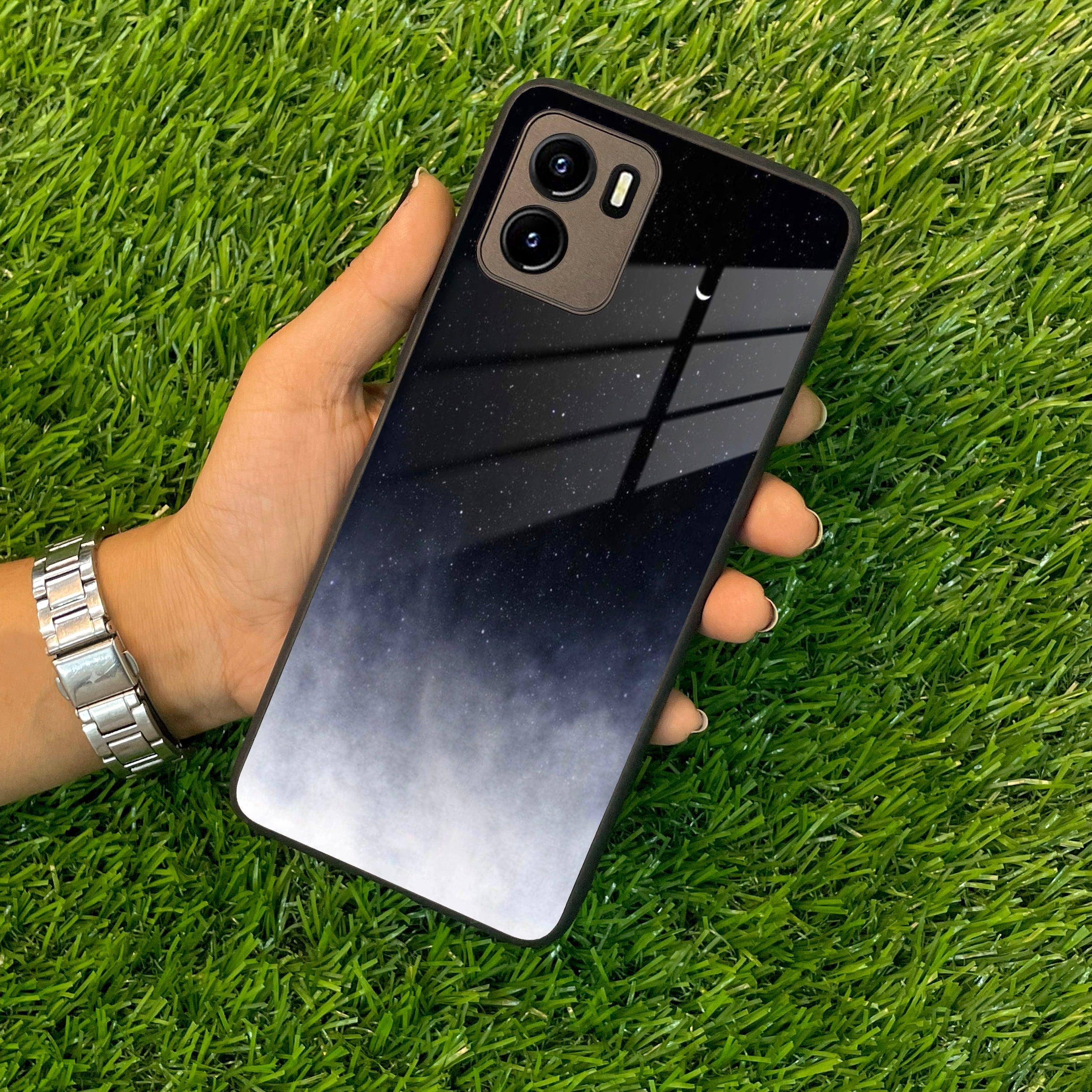 Moon Galaxy Glass Phone Case For Vivo - ShopOnCliQ