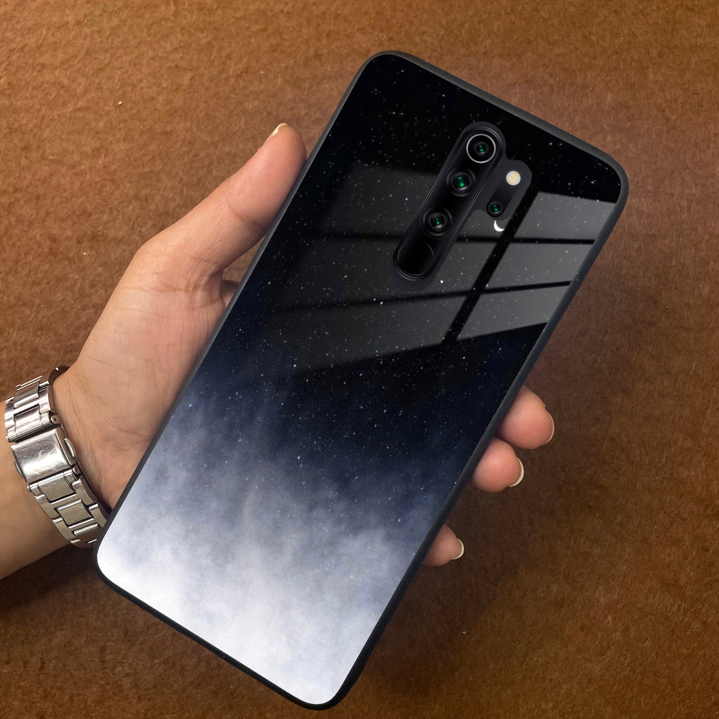 Moon Galaxy Glass Phone Case For Redmi/Xiaomi