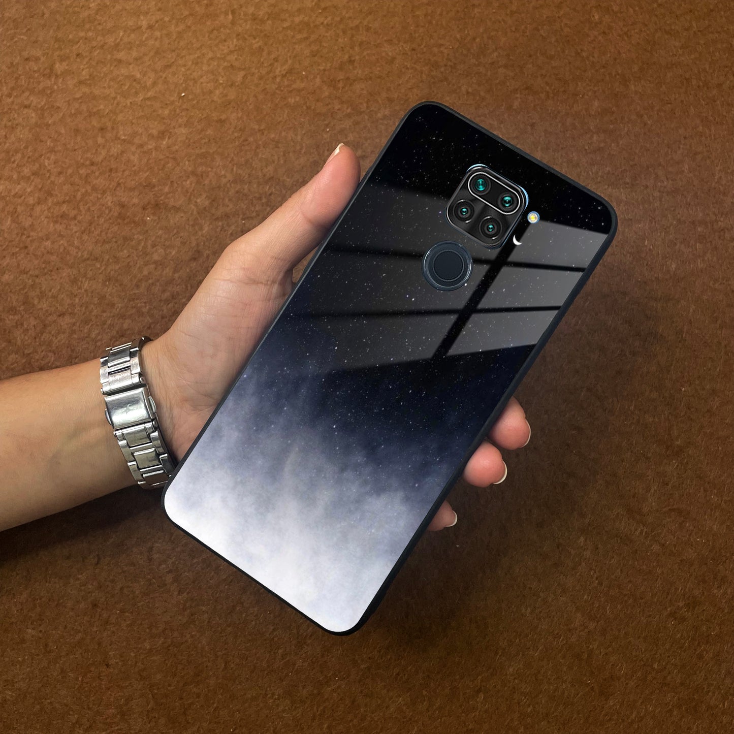 Moon Galaxy Glass Phone Case For Redmi/Xiaomi