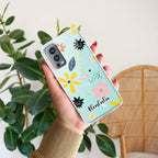 Multi Floral Customize Anti Yellow Case For OnePlus Nord 2 5G